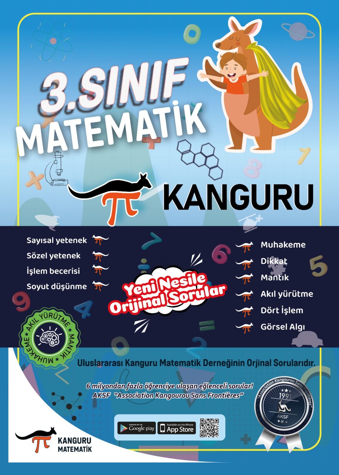 Kanguru Matematik 3. Sınıf Çalışma Kitabı + Dijital Kitap