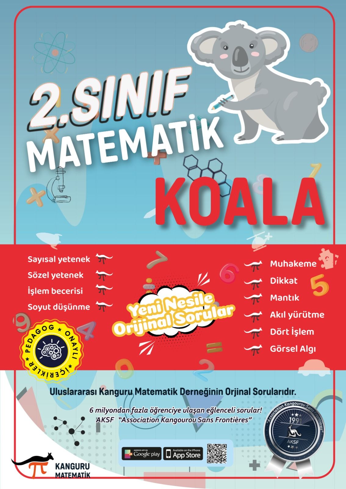Kanguru Matematik 2.Sınıf Koala Çalışma Kitabı + Dijital Kitap