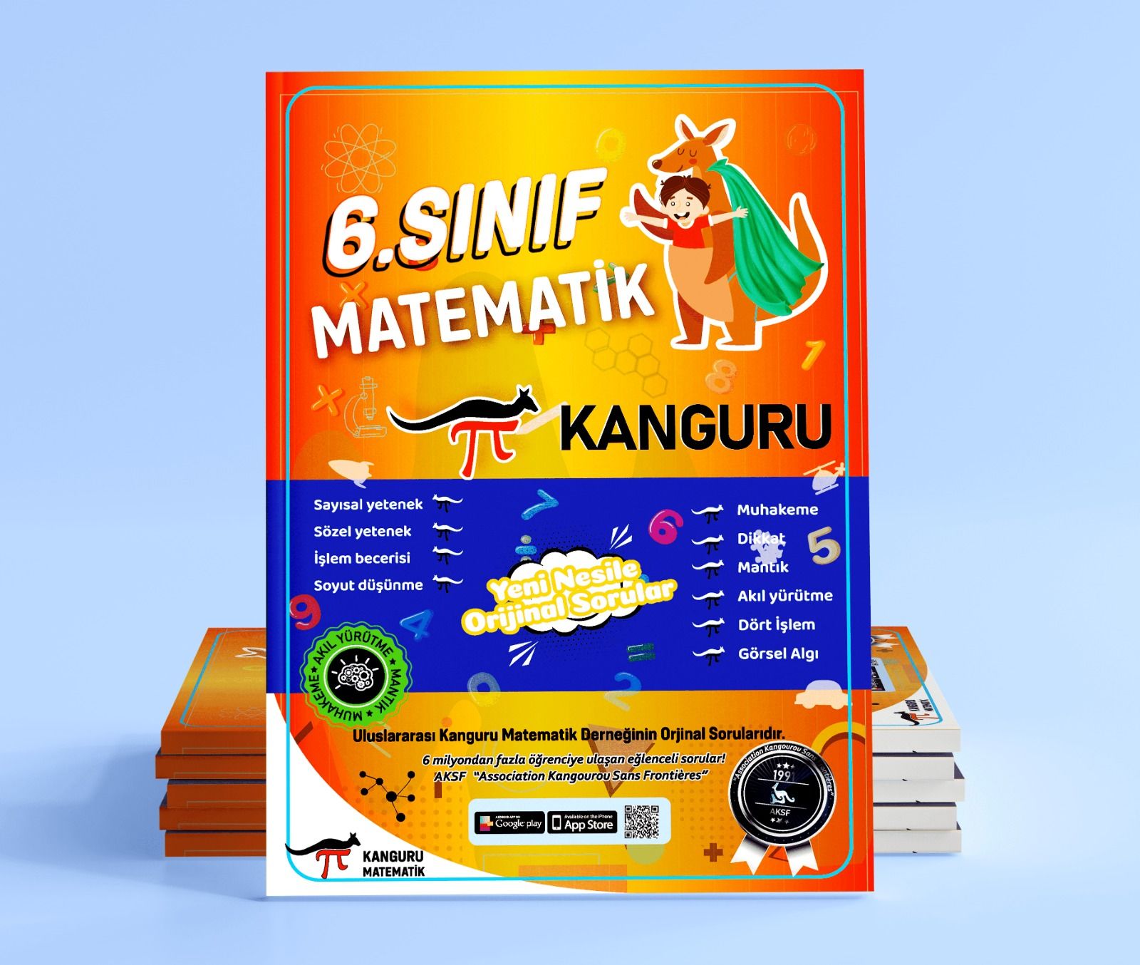Kanguru Matematik 6. Sınıf Çalışma Kitabı + Dijital Kitap