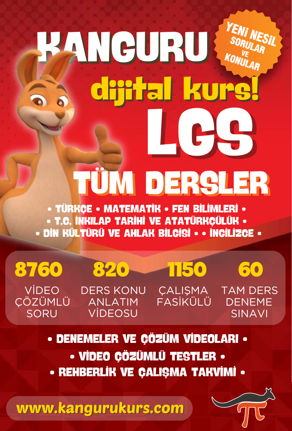 Kanguru Dijital Kurs -  LGS Hazırlık Platformu