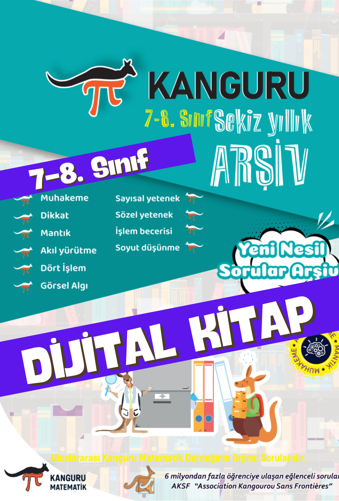 Kanguru Matematik Arşiv- 7-8. Sınıf Çıkmış Sorular - Dijital Format