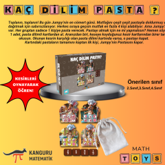 Kaç Dilim Pasta? - Kanguru Math Toys Kutu Oyun