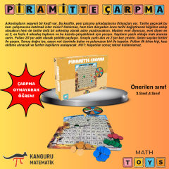 Piramitte Çarpma - Kanguru Math Toys Kutu Oyunu