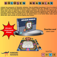Bölüşen Arabalar - Kanguru Math Toys Kutu Oyunu