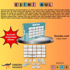 Eşini Bul - Kanguru Math Toys Kutu Oyunu