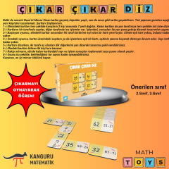 Çıkar Çıkar Diz - Kanguru Math Toys Kutu Oyunu